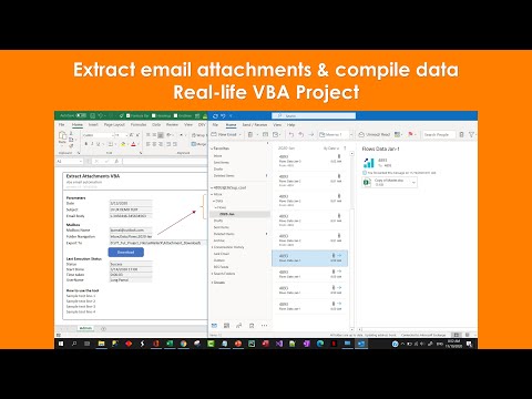 VBA to download email attachments from Outlook with multi Criteria. Real-life Automation Project