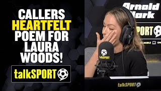 LAURA WOODS, SIMPLY THE BEST ? Caller makes Laura EMOTIONAL with heartfelt poem on her last day ?