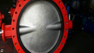 DN1000 U section butterfly valve with DI disc
