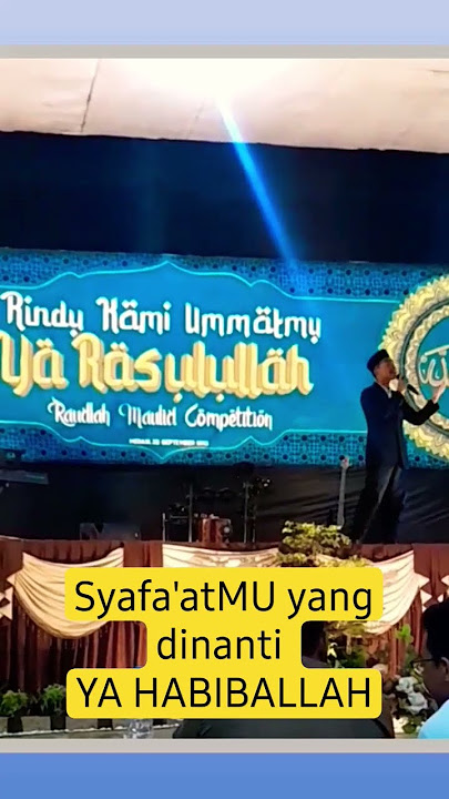 Syafa'atMU dinanti Ya HabibAllah  #lasqi #qasidah #shalawat #hadroh #santri #nasyid #nasheed #lagu