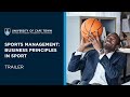 Uct sports management business principles in sport online short course  trailer