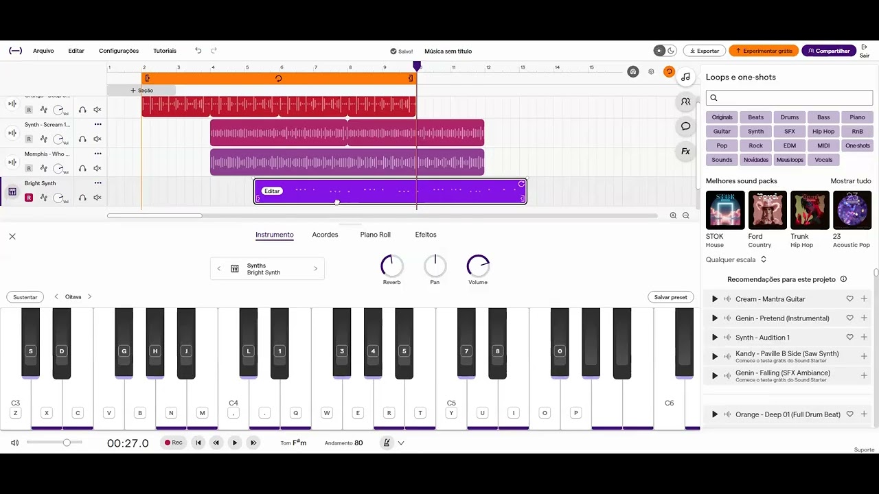 Como usar o aplicativo Soundtrap!!