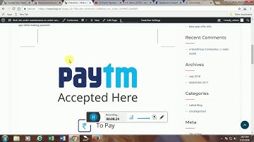 How To Add Paytm Payment Gateway In website | Online Payment In WordPress hindi!