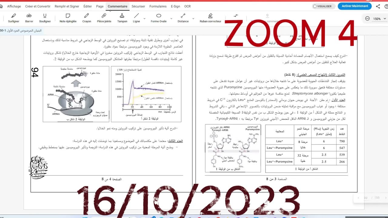 ZOOM 4 حل تمرين من النمط الثالث