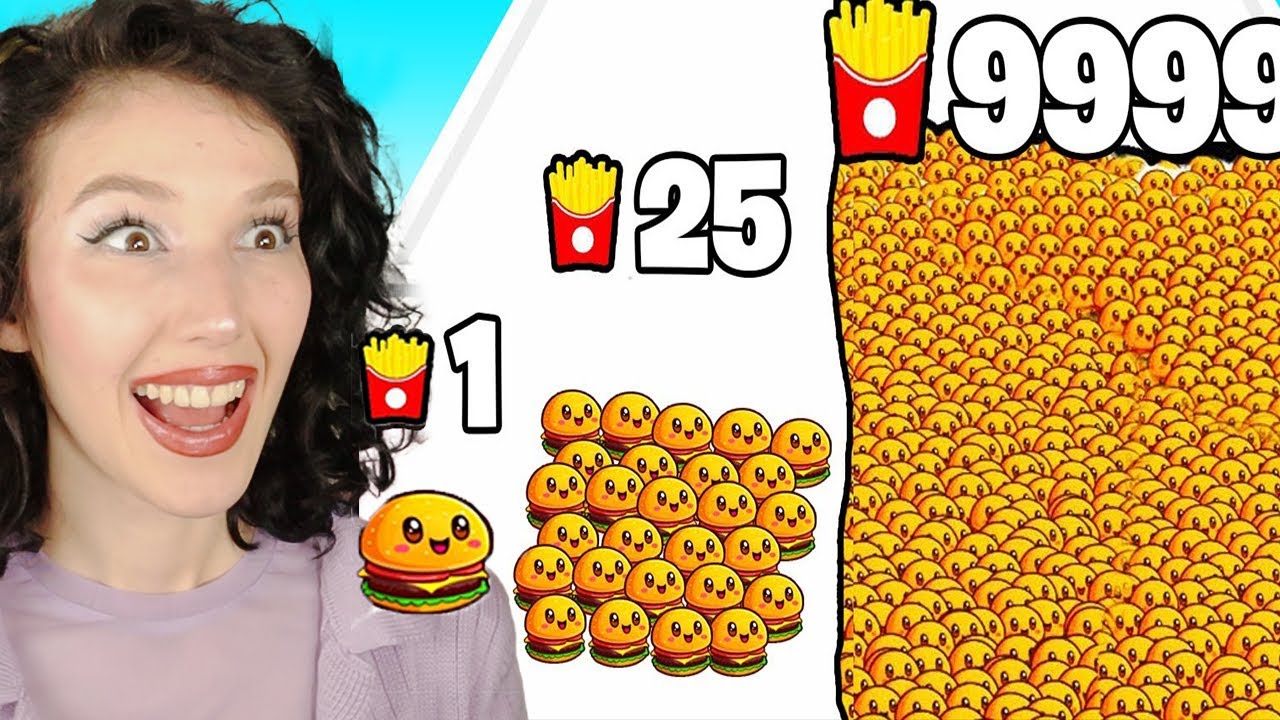 DÜNYANIN EN BÜYÜK HAMBURGER ORDUSUNU KURDUM! - Food Run