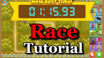 BTD6 Race Tutorial / Guide  (2 different strategies)  (Bloons of the Corn)