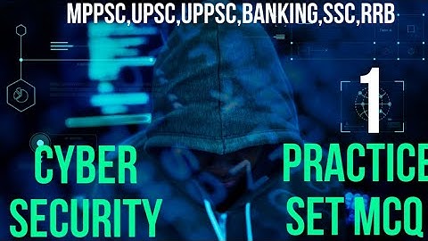 Cyber security Mppsc Mcq in Hindi | साइबर सिक्योरिटी | Unit 9 Mppsc Pre