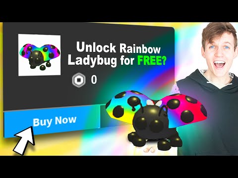 Can We Get The NEW RAINBOW LADYBUG PET FOR FREE In Roblox ADOPT ME?! (ADOPT ME FARM SHOP UPDATE!)
