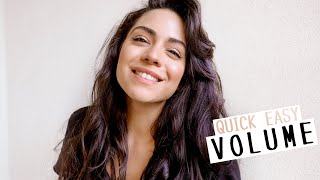 QUICK EASY VOLUME || MY HAIR ROUTINE