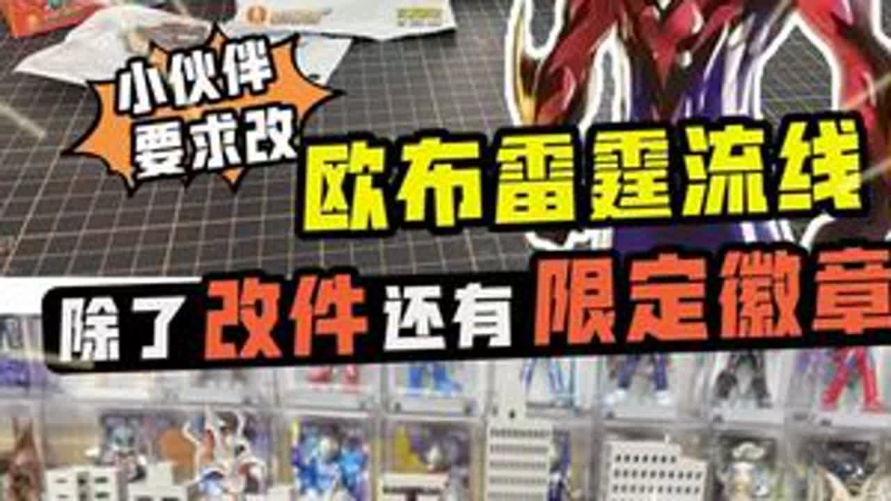 小伙伴要求改欧布雷霆流线积木人，除了改件既然还有限编徽章？ 