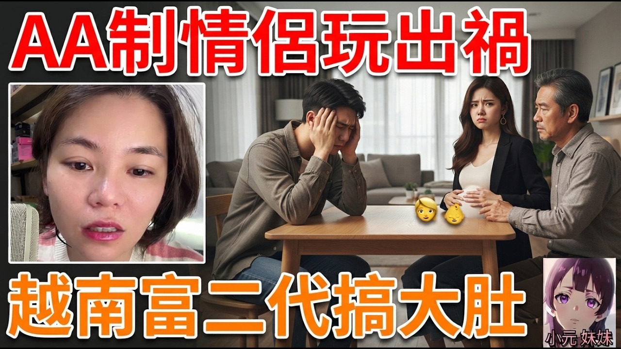【小元最新】💔兩年情侶AA制拍拖，富二代女友竟然「偷食被斷正」🤯！25歲仔崩潰：佢有錢有學歷，點解要做啲咁嘅嘢？仲要大埋肚🫄#小元姐姐 #廣東話 #小元情感分享 8 31 NO A