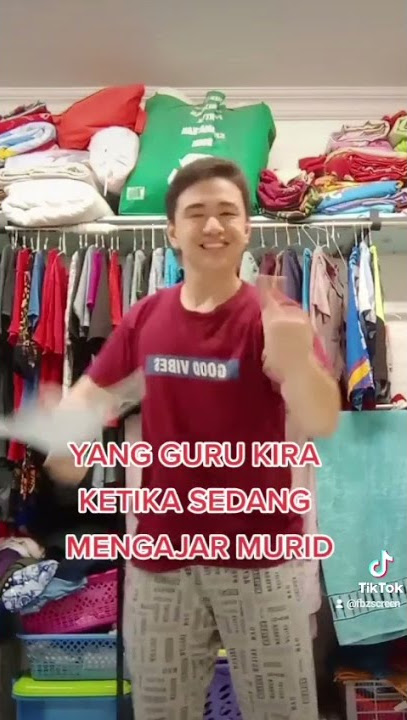 Yang guru kira ketika sedang mengajar murid | TikTok Indonesia