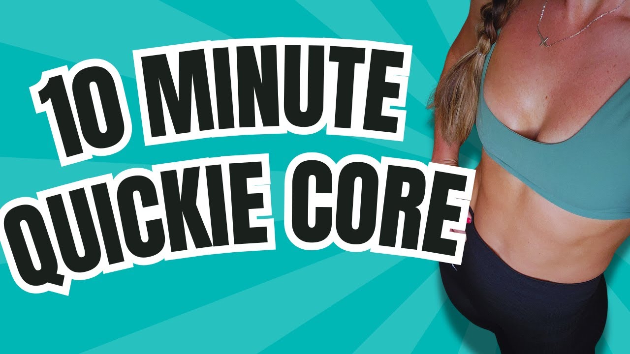 10 Minute CORE Workout NO Equipment Follow Along Workout at home The ...