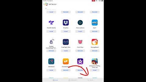 Installing an iPad App from Self-Service