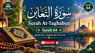 Surah At-Taghabun (سورة التغابن) | Surah 64 | Beautiful Quran Recitation | Kalam Allah