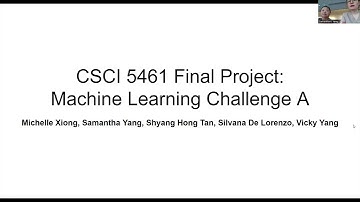 CSCI 5461 Final Project Presentation Video