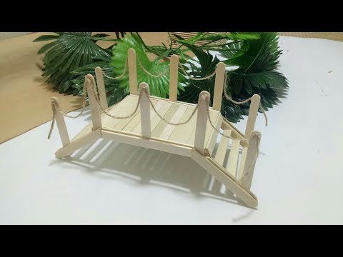 Video: Cómo hacer un puente con palitos de helado (con imágenes)