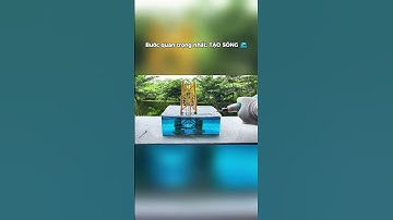 BÍ KÍP TẠO SÓNG EPOXY 🌊#3dmaker  #epoxyresin  #oilrigs  #oddlysatisfying #QuyTrinhLamViec #handmade