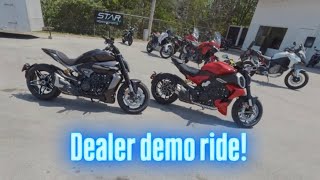 (Ducati Demo Days) Test Riding the New Monster &amp; Adventure Bike!