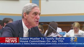 Special Counsel Mueller To Publicly Testify