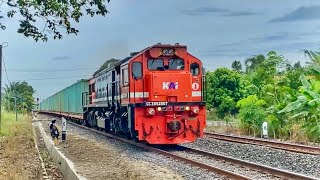 KENA SIKSA⁉️INI DIA BUKTI KEKUATAN LOKOMOTIF CC 205 YANG MASIH BISA NGEBUT‼️