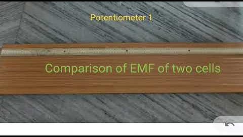 #25 potentiometer  I / comparison of emf of two cells/sumayyas tutorial