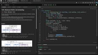 #LeetCode 1235 | Maximum Profit in Job Scheduling #Java