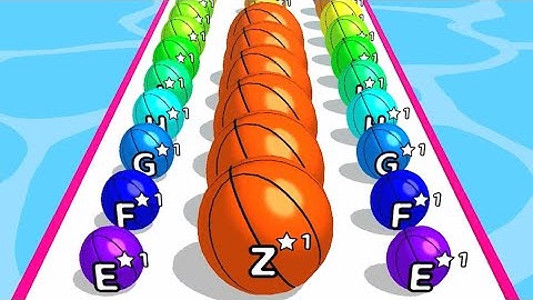 A-Z Run 🔵🟡🟢 All Levels Gameplay Walkthrough Android, iOS v.04