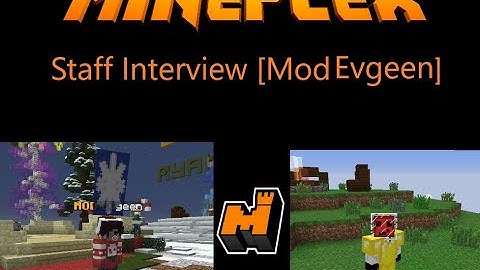 Mineplex Staff Interview [Mod Evgeen]