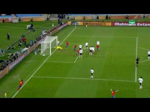 Gol de Puyol - Alemania Vs España - Semifinal Mundial Sudáfrica 2010 (HD)