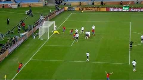 Gol de Puyol - Alemania Vs España - Semifinal Mundial Sudáfrica 2010 (HD)