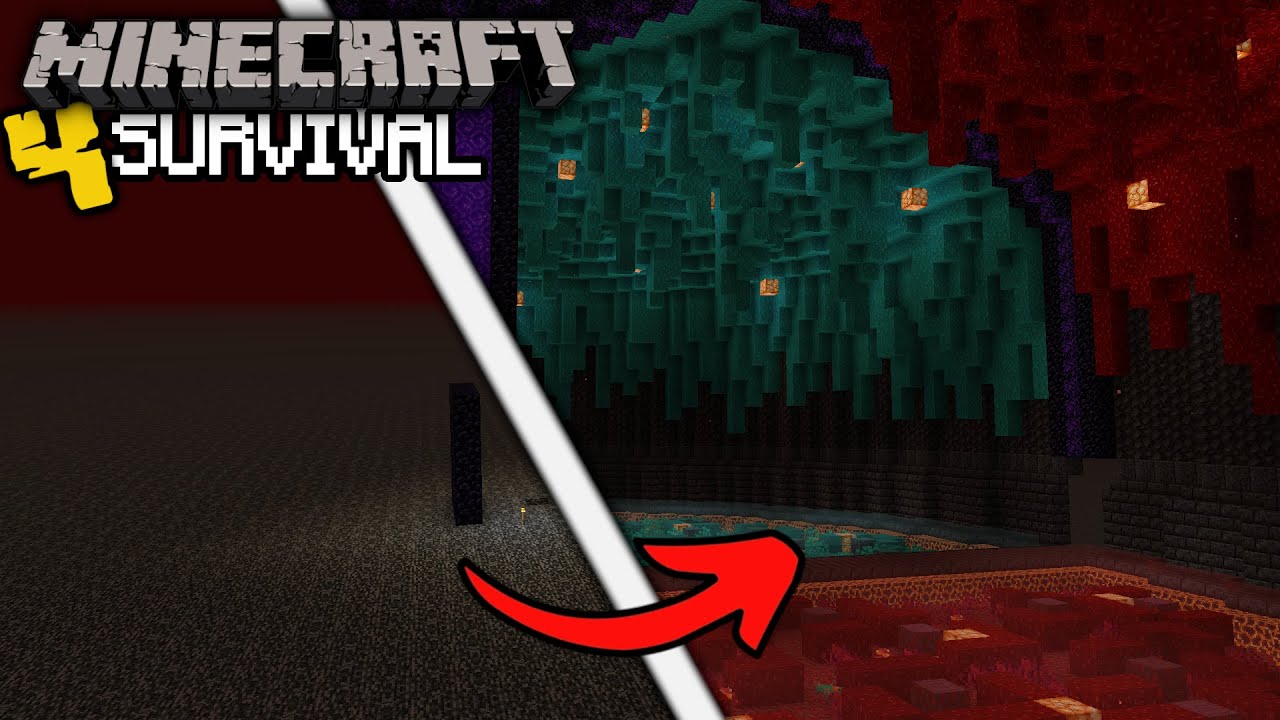 I Built The Ultimate Nether Hub In Survival Minecraft #4