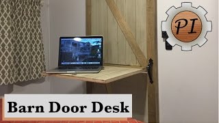 How to Make a Barn Door with a Secret Desk