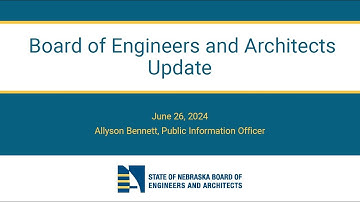 NBEA Lunch and Learn Webinar Series - Recent Changes to the E&A Act