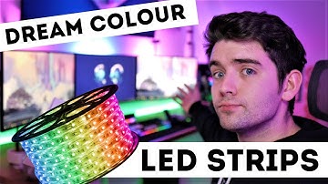 New LED Strips for the GAMING SETUP! - Minger Smart WiFi Music LED Strips