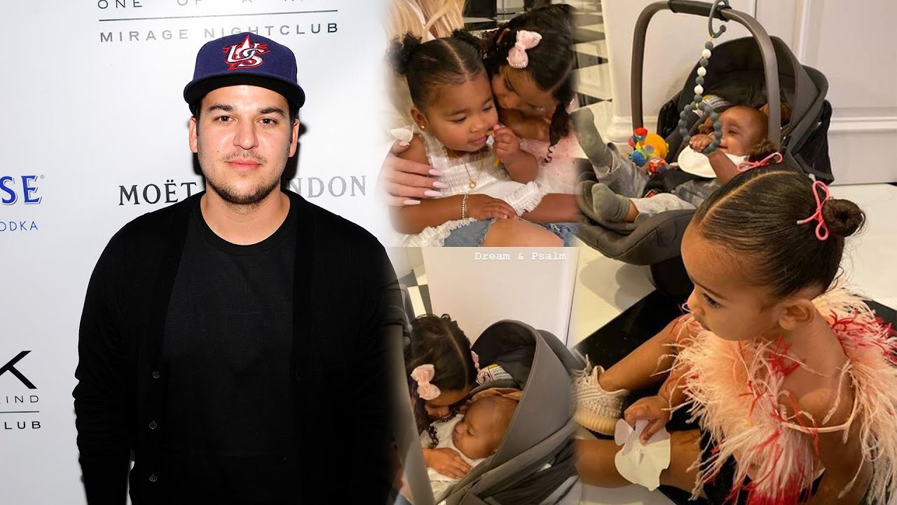 Rob Kardashian Throws Daughter Dream An Early 3rd Birthday Party Youtube