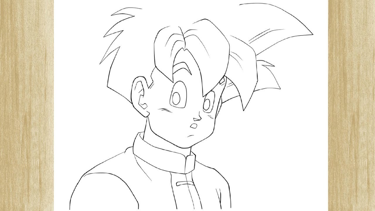 Tutorial da zoeira como desenhar o gohan passo a passo dragonball #dra