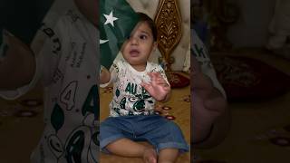 Happy Independence Day???independenceday 14august pakistan trending youtubeshorts baby