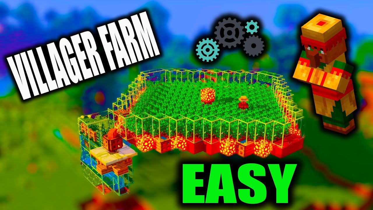 Minecraft 1.15+ Villager Breeder (FARM) EASY TUTORIAL +Potato Farm YouTube