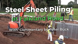 Installing Sheet Piling