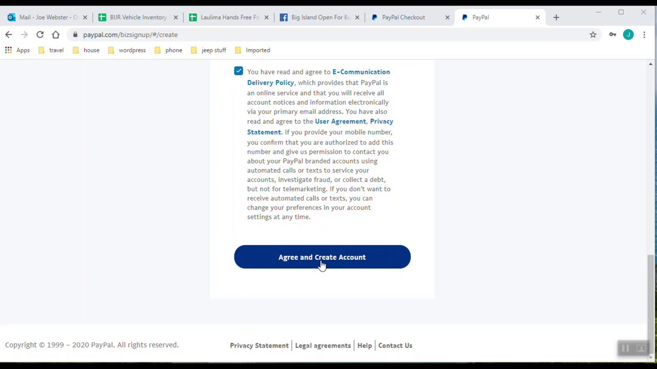 How to create a PayPal merchant account to accept hands-free payments