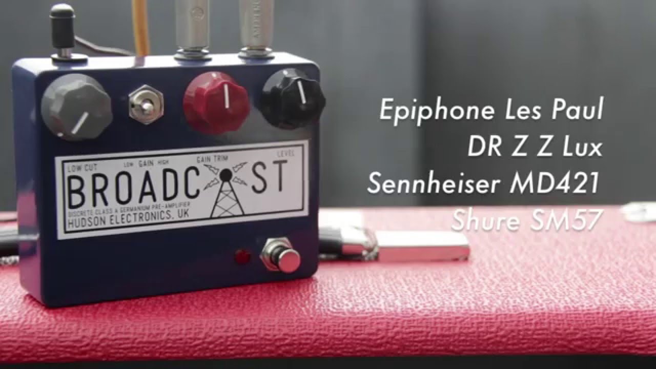 Hudson Electronics Broadcast Germanium Preamp - YouTube