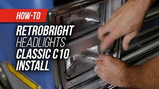 Improve the Headlights in Your Classic Truck with Holley RetroBright LED Headlights