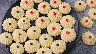 Butter Cookies Melt In Your Mouth | Eggless & Without Oven | Yummy