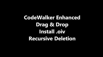 CodeWalker RPF Explorer Enhanced - .oiv installer