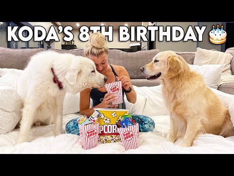 KODA'S 8th BIRTHDAY! (Ultimate Home Movie Night)