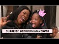 SURPRISING MY DAUGHTER WITH A PRINCESS ROOM FOR CHRISTMAS. Princess room makeover. VLOGMAS DAY 15