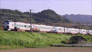 JR阪和線 287系HC605編成パンダ臨時特急95号新大阪行
