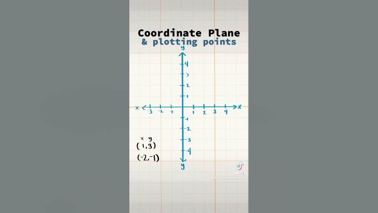 Coordinate Plane and Plotting Points | 20 Day Back to School Math Review | Cartesian, X and Y Axis