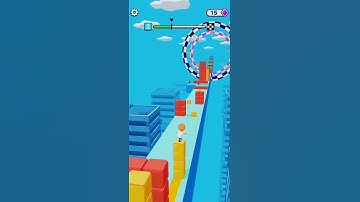 Cube surfer game shorts || Cube surfer gameplay - new skin level-#2 || #shorts